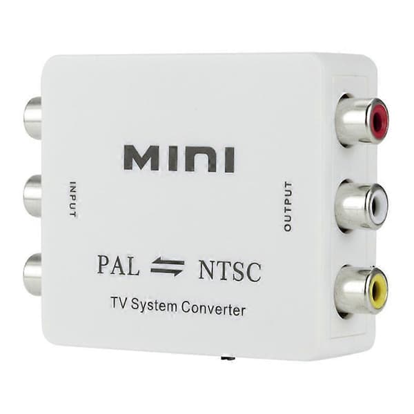 Mini PAL NTSC Bi-Direction TV System Converter Switcher PAL til NTSC NTSC til PAL Dual-Way TV Composit