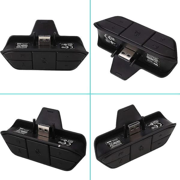 Stereo Headset Adapter til Xbox One/One S/Elite 1&2/til Xbox Series X|S Controllers, Mic Headphone Adapter til Xbox One Controller
