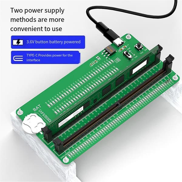 Desktop Memory Stick Tester Ddr4 Minnetester Med Lys Multifunksjon Og Praktisk Minnedeteksjon