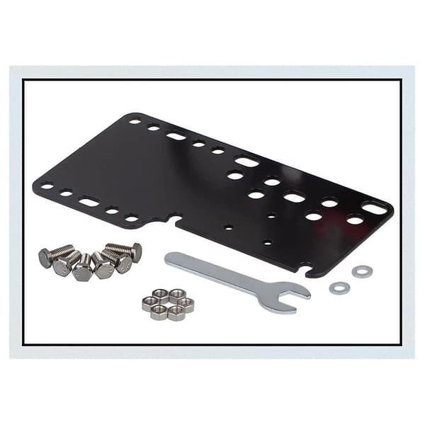 Sort Metal SIM Racing Spil USB Håndbremseholder Fast Plade til Håndbremse