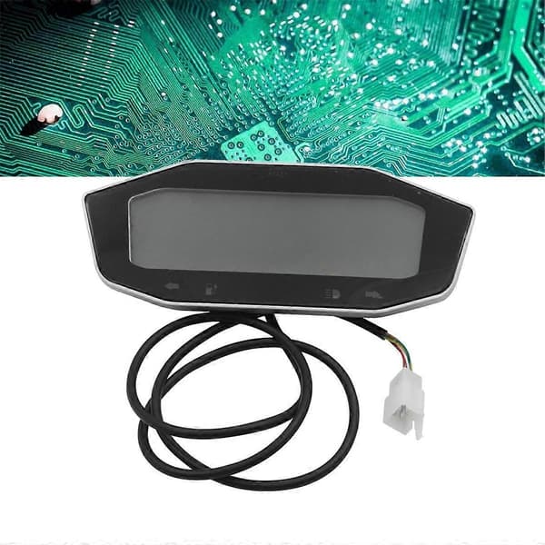 For Citycoco Speedometer Batteristrømdisplay Speedometer Gir LED Display Måler 60V 72V for Cityco