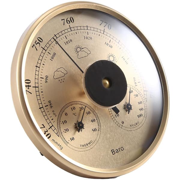 Multifunktionel Temperatur Fugtighed Tryk Barometer Til Ophængning