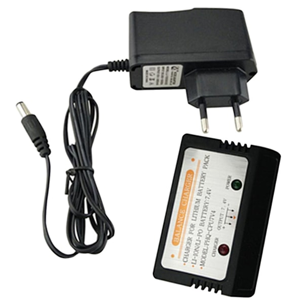 Tasapainottajalaturi 7.4v 2s Euroopan +sovitin Wltoys V912 Syma X8 X8g