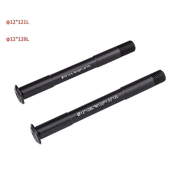 Läpiakseli maantiepyörän akseli etu- taka-navan pikalinkut 12mm pyörän akselin napa-akseli 12X160LxM12(P1.0)X19L