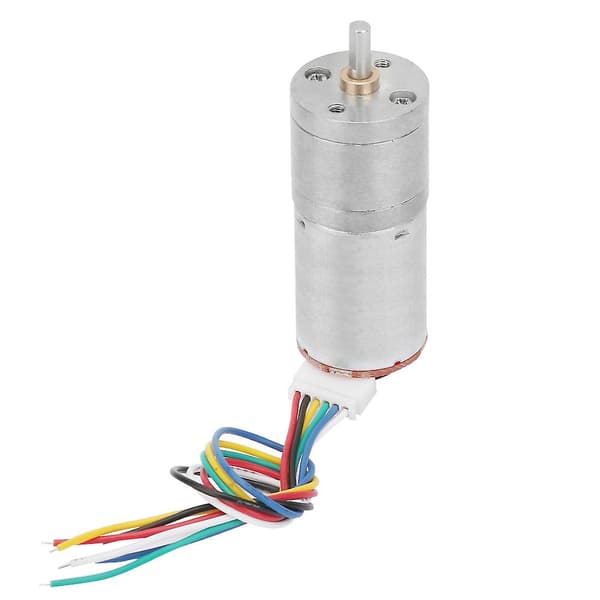 DC 6V Växelmotor med Encoder Hastighetsreduceringsmotor för Robot RC Bil DIY Motor Leksak