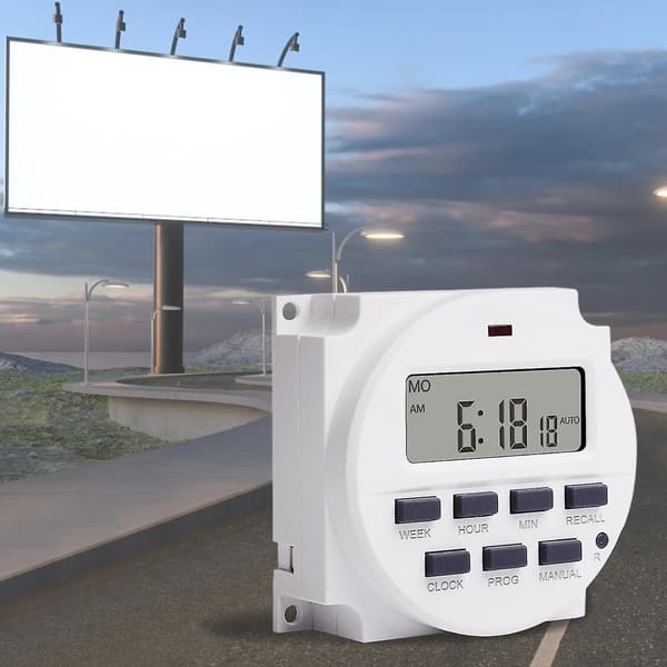 Tm618n Dc 12v Programmerbar Timer Switch Noggrann Timing Högprecisions Chip Lcd Digital Power Digital Timer Relä För Hushållsapparater Mengxi