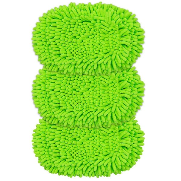 3 st Reusable Mikrofiber Moppdynor för Sweeper Torr Sopning Dukar & Våta Mopp Dukar Tvättsbara Våta Dynor Påfyllning