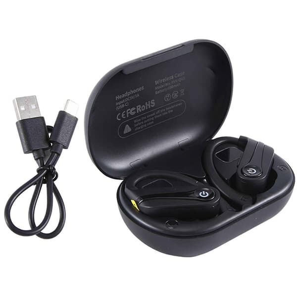 Trådlösa TWS-hörlurar, In-Ear Bluetooth 5.3 Hörlurar, Brusreducerande, Ultra-lång Batteritid S