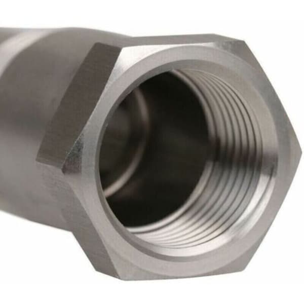 M18x1.5 O2 iltsensoradapter – Eliminator af motorlampe – Rustfrit stål – Til fjernet katalysator