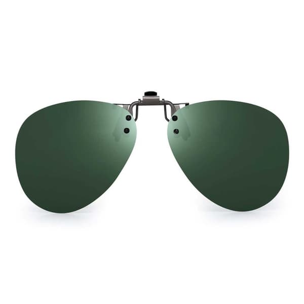 Clip-on Aviator Solbriller Pilotbriller Grøn