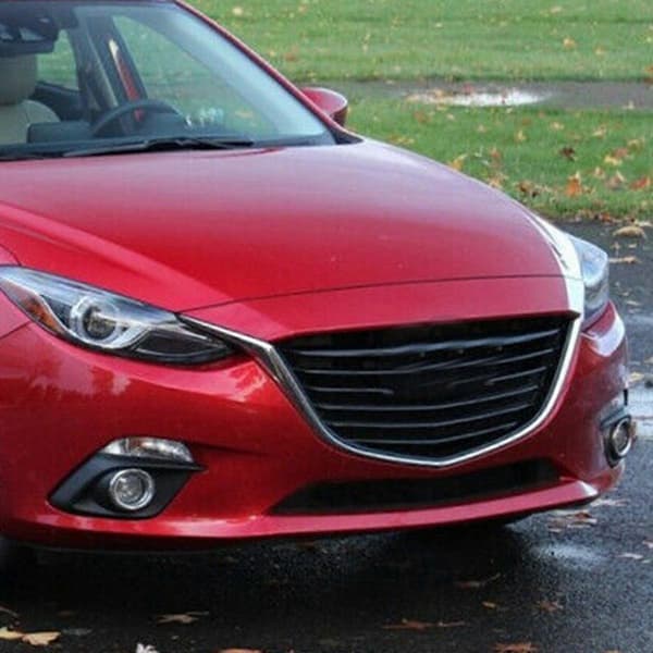2 stk. frontfanger tåkelys grilldeksel kromlist for Mazda 3 Axela 2014-2016