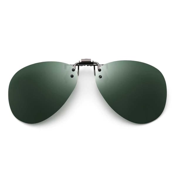 Clip-on Aviator Solbriller Pilotbriller Grøn
