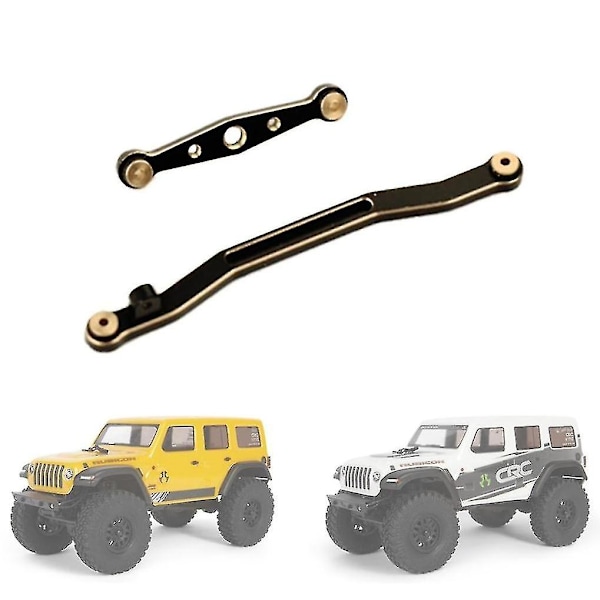 Styre-stenger i messing, styreforbindelse, styreforbindelseslenke for Axial Scx24 Deadbolt 1/24 RC Crawler bildeler