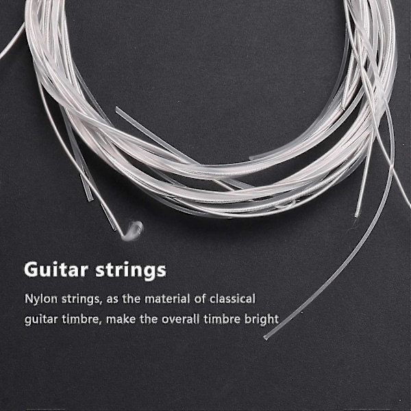 6x Nylonsträngar för Klassisk Gitarr--