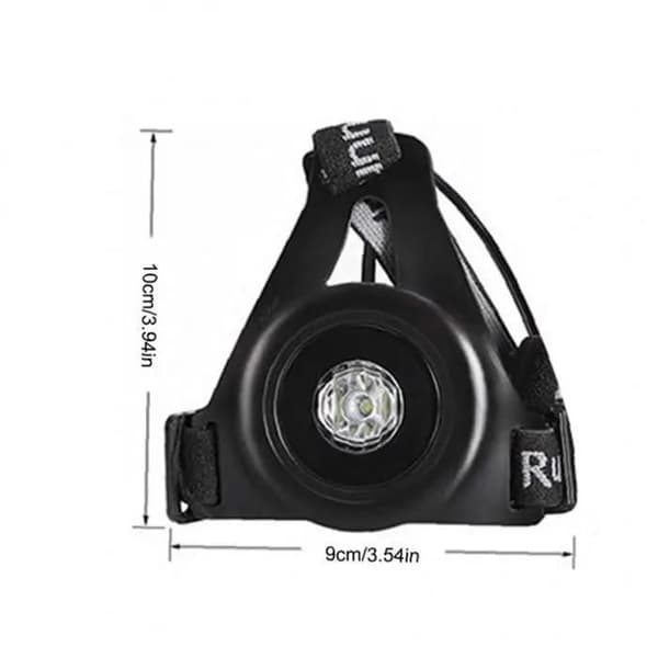 Kroppsbrystlys - Vanntett LED - USB Oppladbart - 3 Moduser