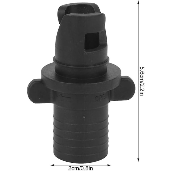 Luftventiladapter, Lækagesikker Kajak Luftventilforbindelse Oppustelig Båd Luftventiladapter SUP Pumpeadapter Inflatoradapter
