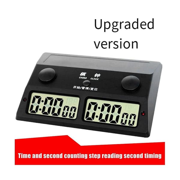 Skak Ur Konkurrence Time Meter Digitalt Brætspil Stopur -385 Professionel Skak Optælling