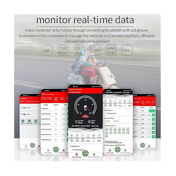 Bluetooth-modul Bt Dongle Androd Ios System Monitor via telefonapp Smart Bms Only