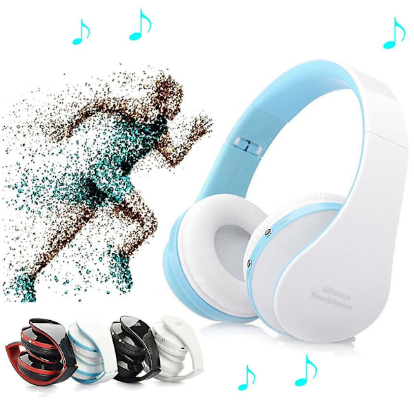 Kokoontaitettavat Bluetooth-kuulokkeet Audio Gaming -kuulokemikrofoni Langattomat kuulokkeet Isot kuulokkeet mikrofonilla puhelimelle