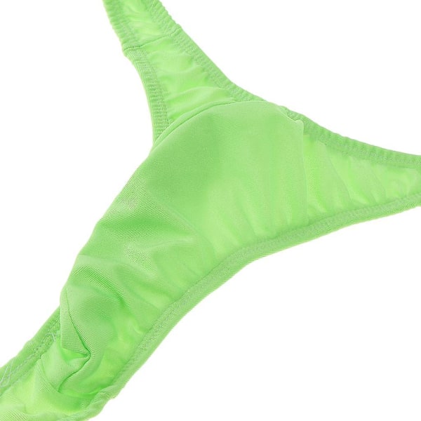 Sexig fluorescerande grön mankini stringtrosa underkläder badkläder Borat bikini 2025th för män