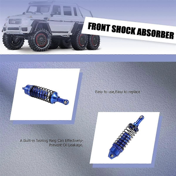 Metalliset etu- ja taka-iskunvaimentimet Slash VXL 2WD Stampede Hoss 1/10 RC-auton päivitysosat, 2