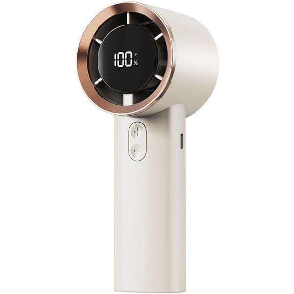 Mini USB bærbar ventilator, mini bærbar udendørs ventilator, lille bordventilator - hvid