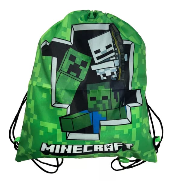 Gymbag Minecraft Grønn 151