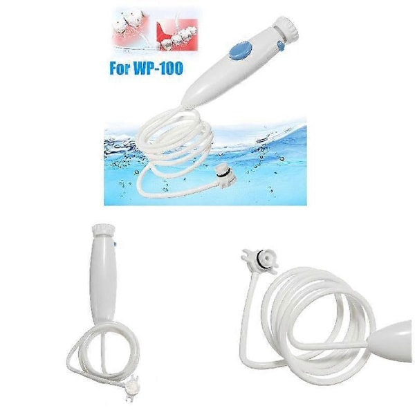 Hampaiden Vesisuihku Hammasväli-imuri Vaihtoletku Kahva Waterpik WP-100 WP-900 Irrigador Dental -laitteeseen