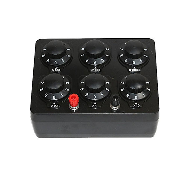 0-99999,9 Ohm Simpel Modstandsboks Præcision Variabel Dekade Modstand Undervisningsinstrument