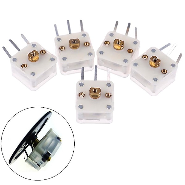 5 stk. Variabel Kondensator Duplex 223p 60pf/140pf 21mm Hul Aksel Radio Variabel Kondensator