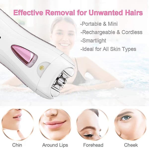 Epilator til kvinder Ansigts Epilator til kvinder Ansigtshårfjerner Mini Epilator Elektrisk Epilator
