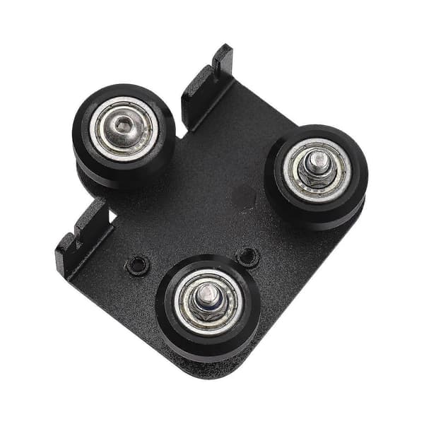 3D Ekstruder Bagsideplade Med Remskive 3D Printer Dele Tilbehør Ekstruderende Bagplade Til Ender 3 Ender 3x Pro Cr-10 Cr-10s S4 S5 Serie 3D Printer