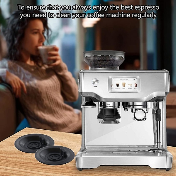 4 KPL Espresso Puhdistuslevy Sopii 9-sarjan Espressokoneeseen, 58mm Puhdistuslevy Backfl
