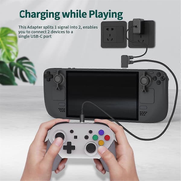 Joystick Skyddskit med Bakre Fäste Kompatibelt med Switch/Switch Oled/Steam Deck/Switch Lite