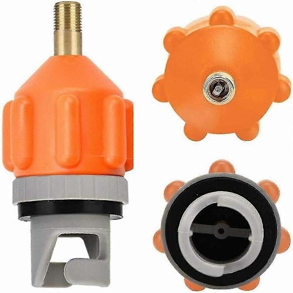 Uppblåsbar Båt Sup Pump Adapter Kvalitetsgummi Båt Pontoner Luftventil Adapter Konverter Tillbehör