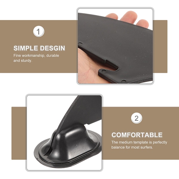 1 set plastbräda fen surfbräda fen surfingbräda stabilisator surfbräda vattendelare för utbyte
