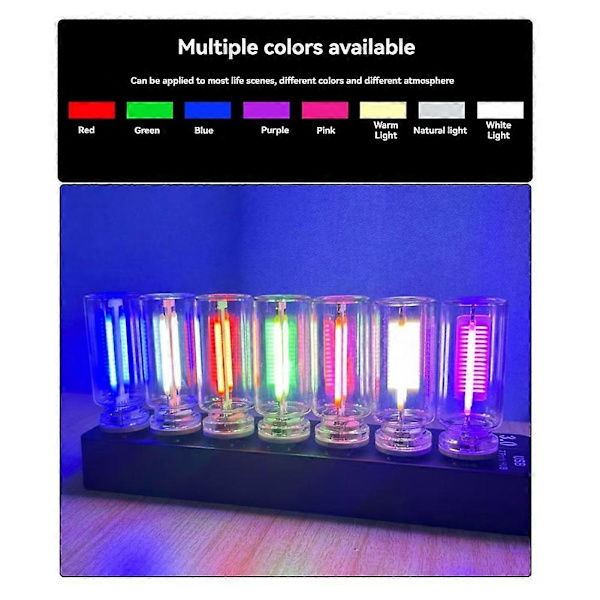 USB-bilinredning Atmosfärsbelysning Plug-in USB Mini LED-lampa för sovrum, barnkammare, bil, grönt ljus