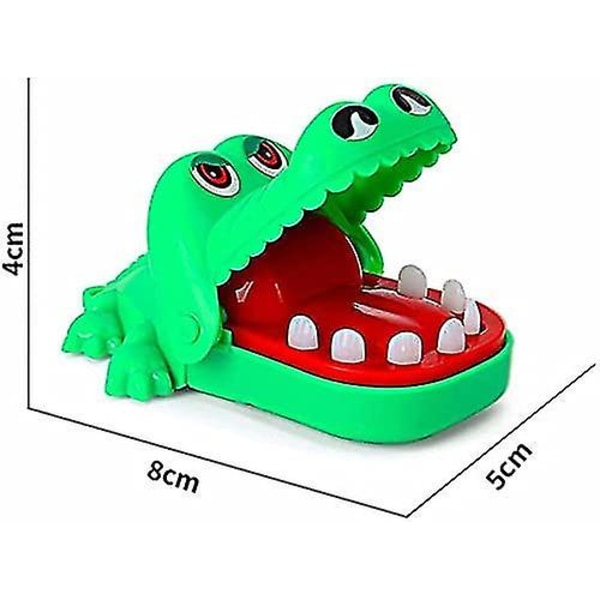Krokodiltandsleksaker, Krokodil som biter i fingret-spel, Roligt Alligator Interaktivt Spel, För Födelsedagsfest (Grön)