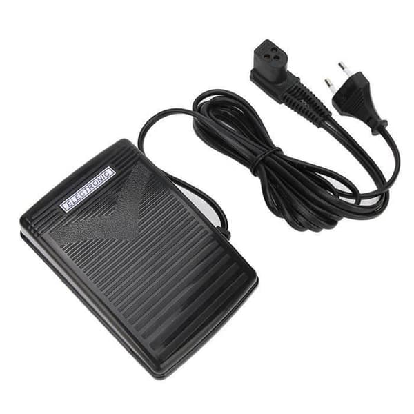 220V jalkapoljin virtajohdolla Singer 974 -ompelukoneeseen (EU-pistoke)