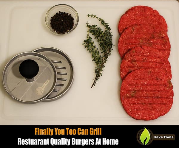 Cave Tools Burger Press - Perfekt formad hamburgermaskin