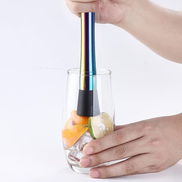 Profesjonell Cocktail Muddler i Rustfritt Stål