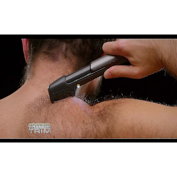 Microtouch Titanium Trim, Belyst Hårklippeværktøj og Kropsplejer