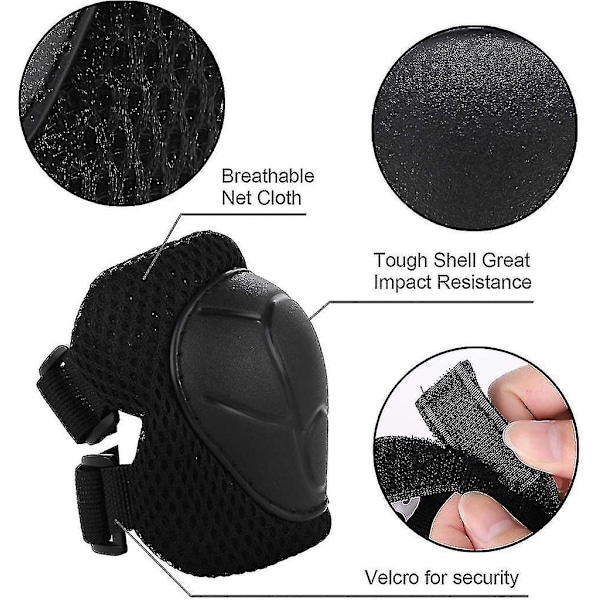 Knäskydd Barn Knäskydd 6 i 1 Barn Knäskydd Kit Justerbara Armbågsskydd