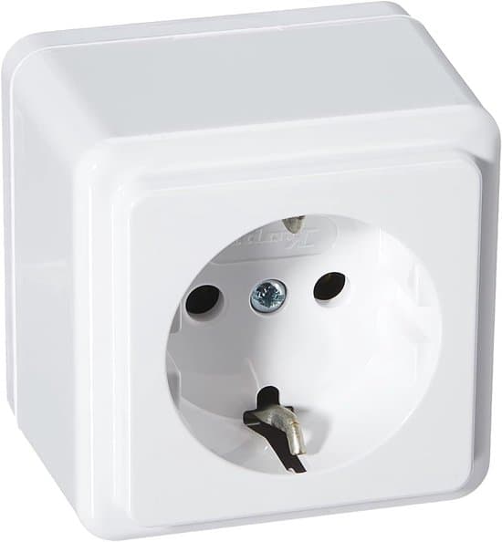 Earthed double socket surface mounted - Standard program 16A 250V