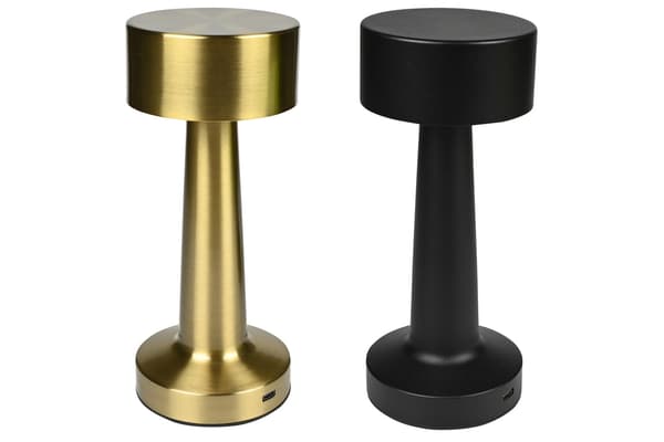 Bordlampe LED dimbar oppladbar touch mix