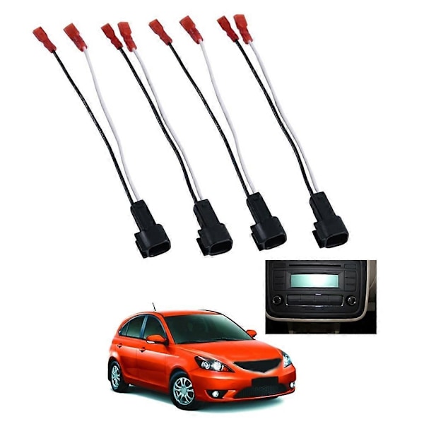 Til Chevy Focus Mazda 4 stk. bilhøjttaler ledningsnet stik