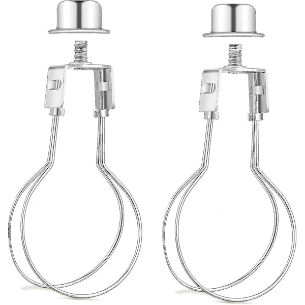 2-pack lampskärm hållare adapter kit (silver) Xxf