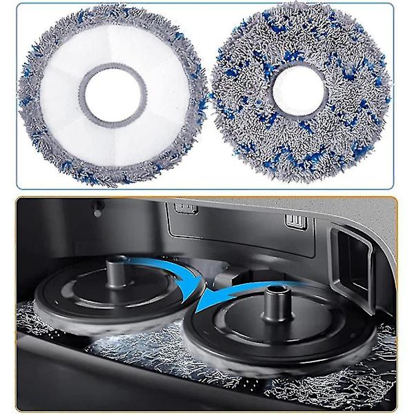 Ersättning för T10 Turbo / Deebot X1 / Omni / X1 Turbo Dammsugare Moppduk Tvättsbara Moppdynor