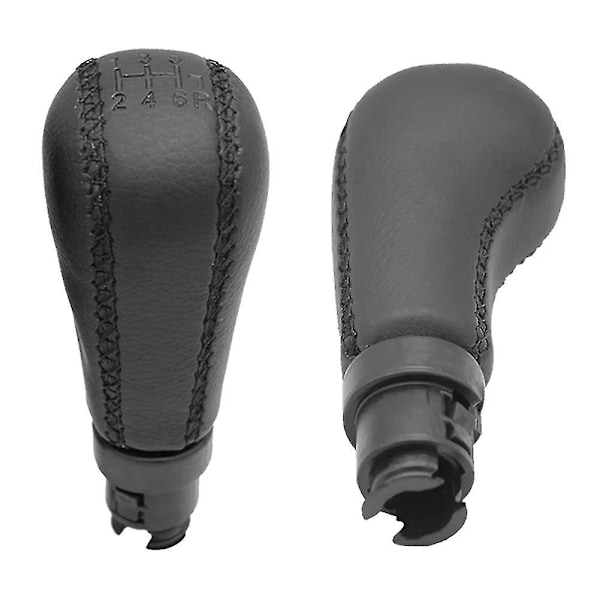 Til Volvo S60 S80 V70 XC70 PU Læder Gearskifteknop Håndbold Tilbehør 5 Gear