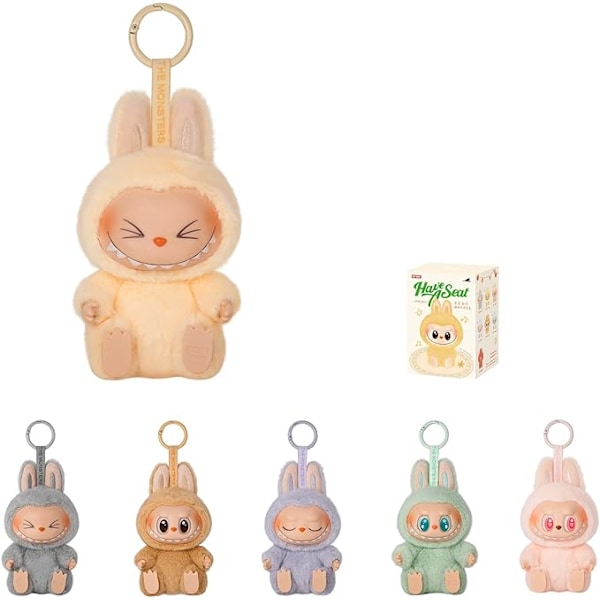 Högkvalitativt 1-pack FÖR POP MART LABUBU 2.0 Monster Överrasknings Macaron Plyschdocka Leksak Blind Box (Slumpmässig Färg)/NC/ 2 2